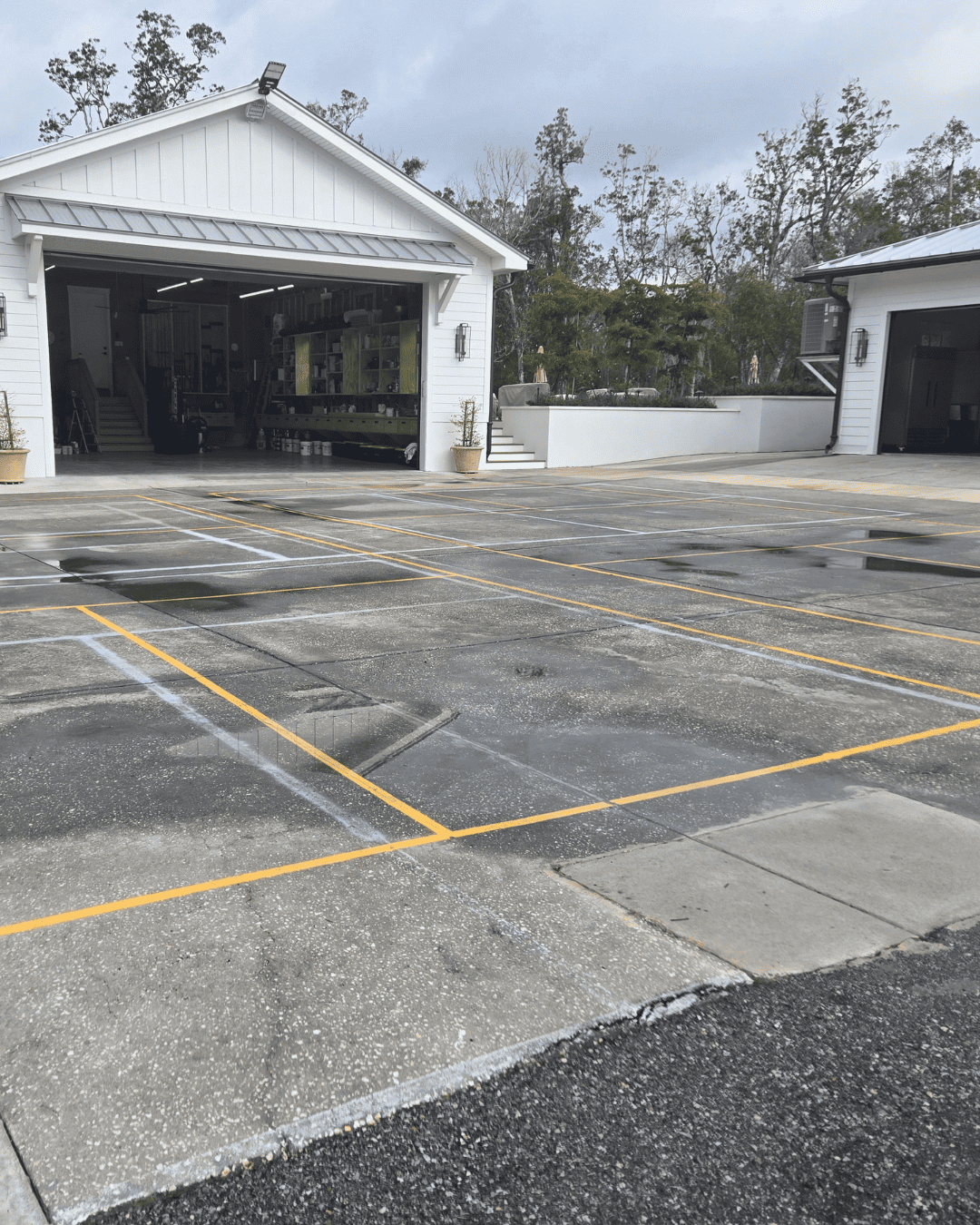 Driveway Pickleball Court Resurfacing