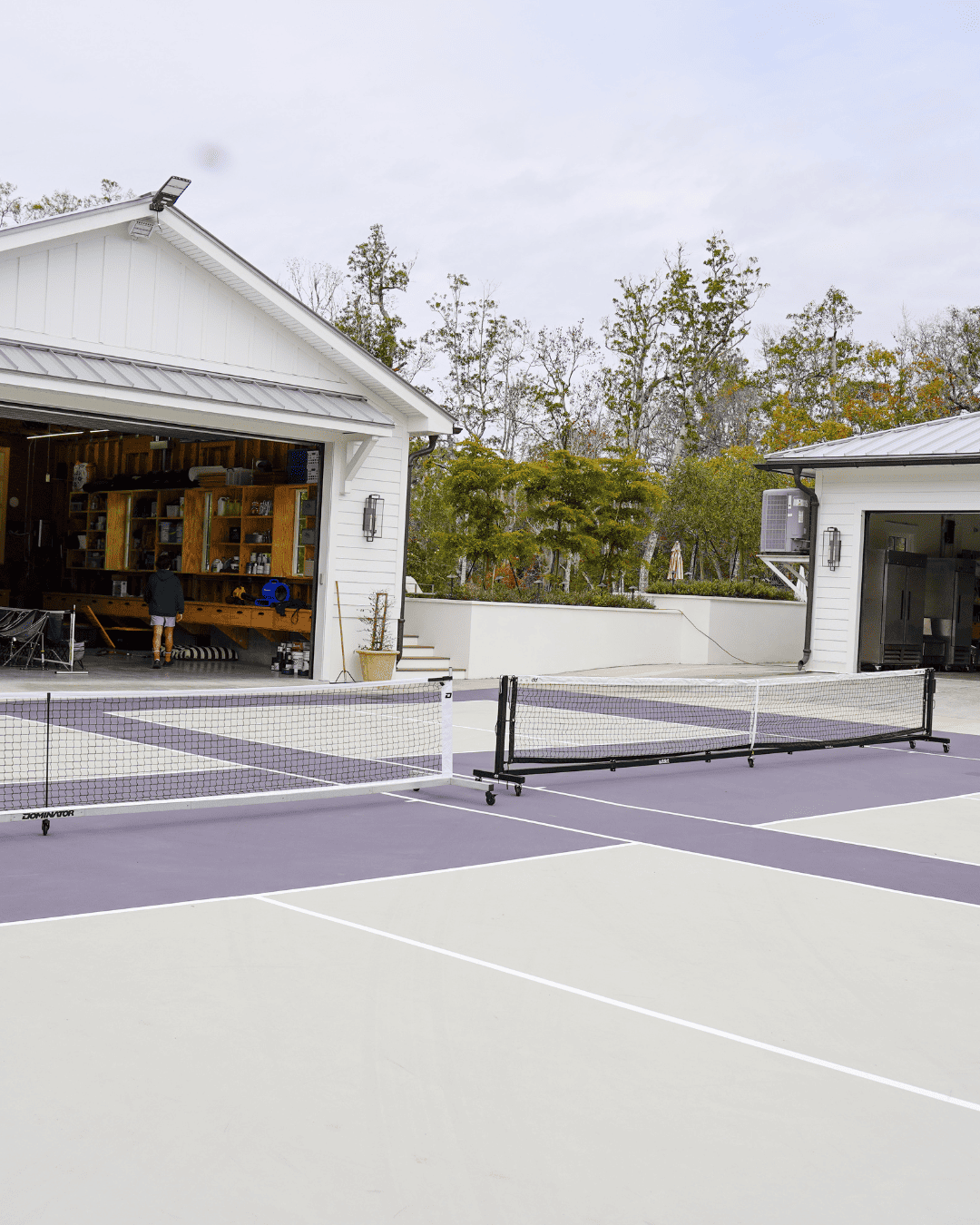 Driveway Pickleball Court Resurfacing