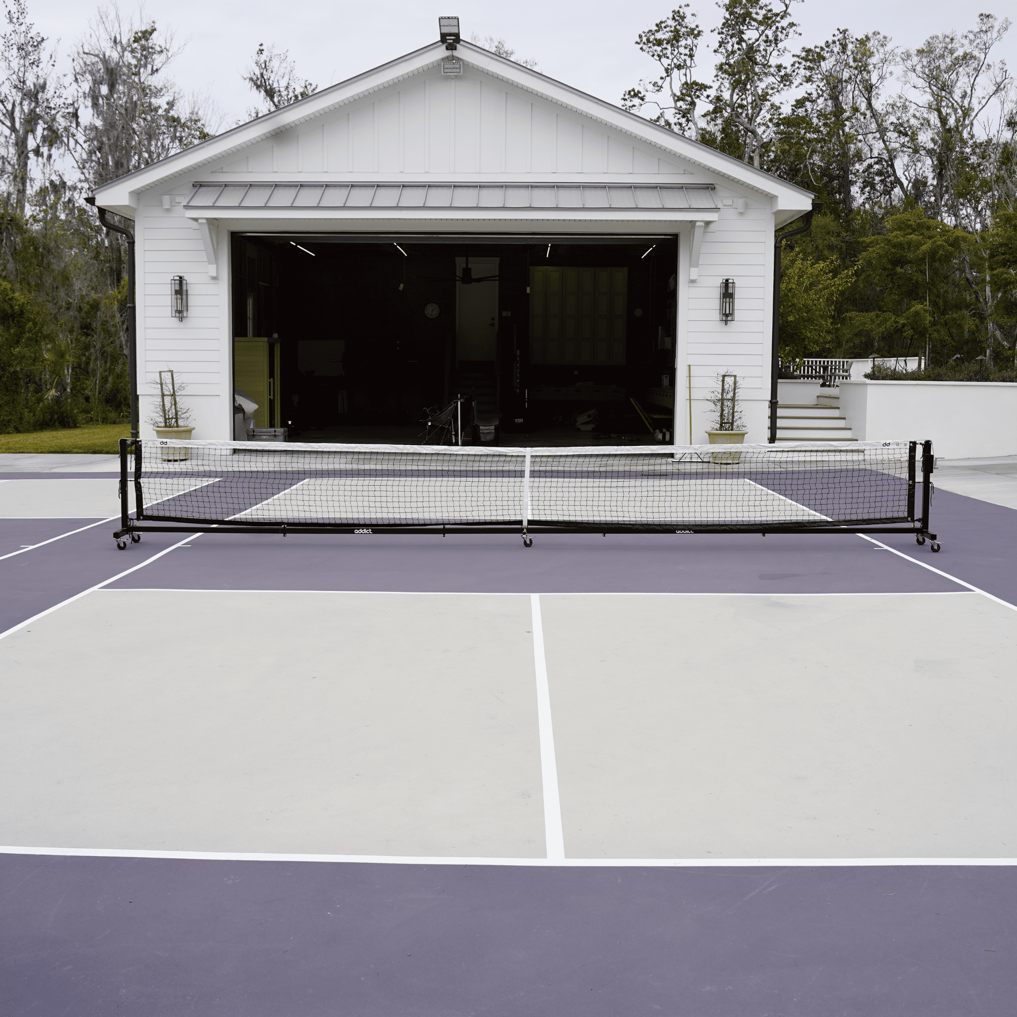 Driveway Pickleball Court Resurfacing