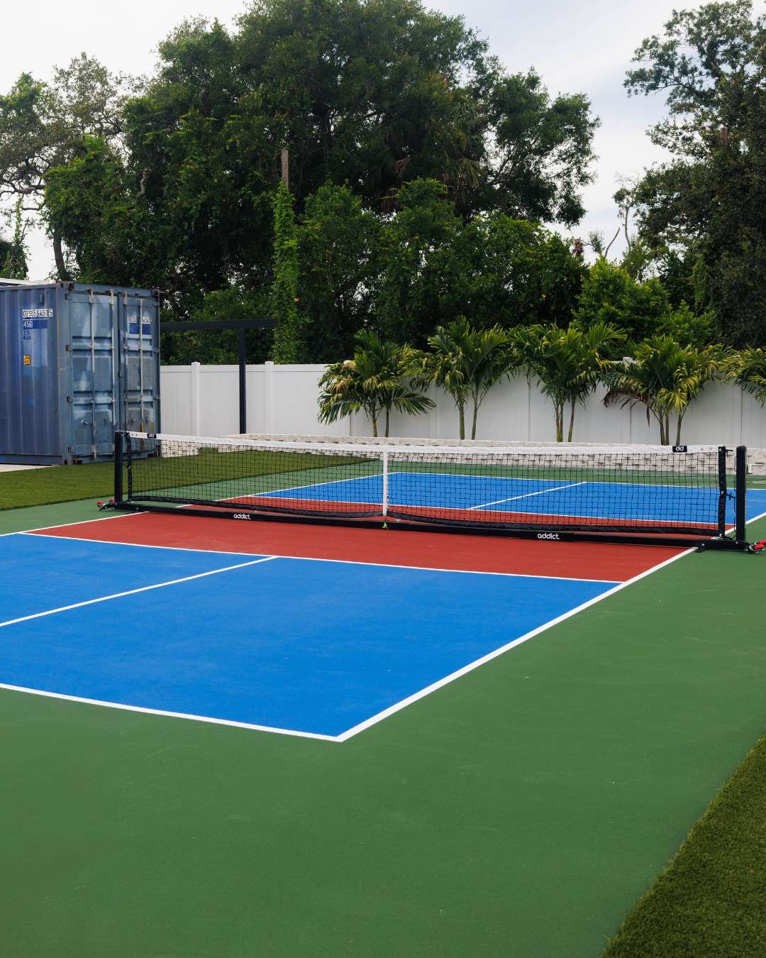 Airbnb Backyard Pickleball Court Buildout