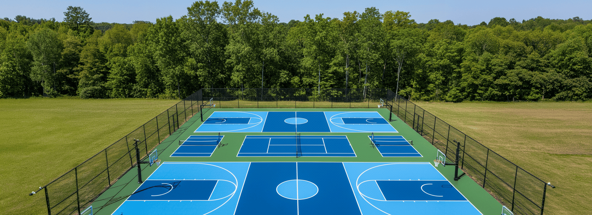 Community Half-Court Basketball Resurfacing